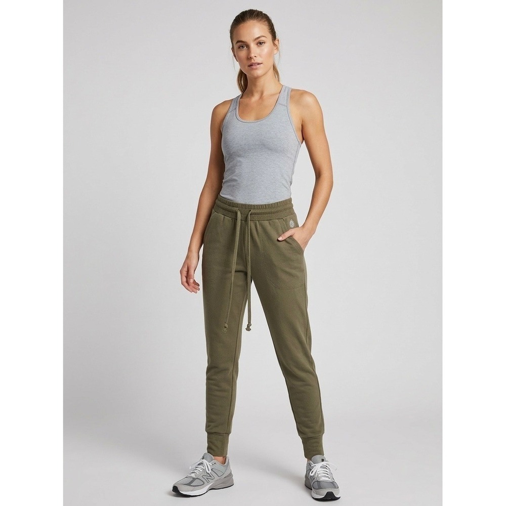 FP Movement Free People Womens Sunny Skinny Sweatpants Joggers Olive Green XS